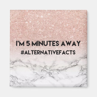Imã Na moda Marble Alternativo Facts Magnet