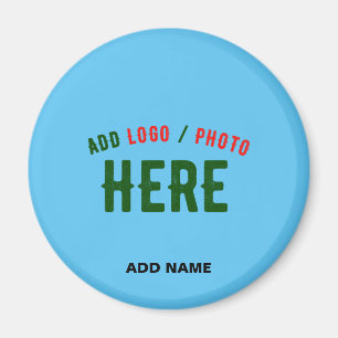 IMÃ NA MODA MODERNO PERSONALIZADO SWAG SKY AZUL MARCA 