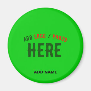 IMÃ NA MODA MODERNO PERSONALIZADO VERDE LIMÃO VERIFICA