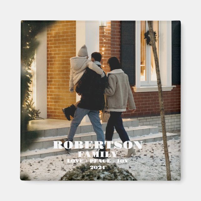 Imã Na moda personalizada personalizada da família de  (Frente)