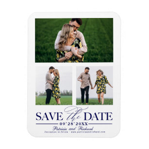 Ímã Na moda Salve A Colagem De Fotografias Data 3