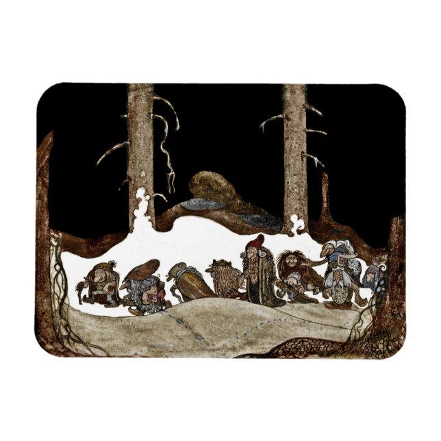 Ímã Na Noite de inverno (Horizontal)