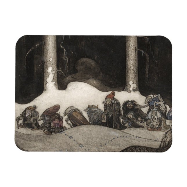 Ímã Na Noite de Natal, 1913, por John Bauer (Horizontal)