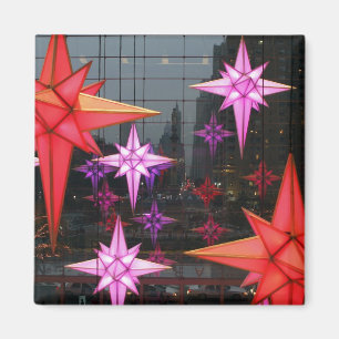 Imã Na Nova Iorque. Decoração do Natal para dentro