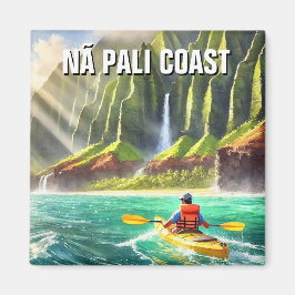 Imã Nā Pali Coast Kauai Hawaii Viagem Kayak