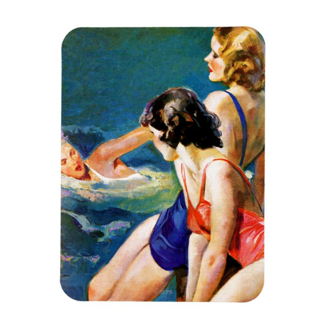 Ímã Na Piscina (Vertical)