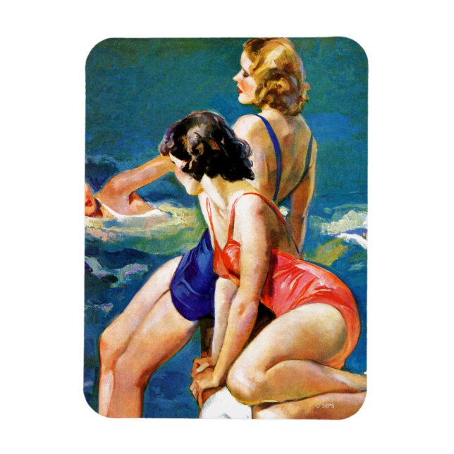 Ímã Na Piscina (Vertical)