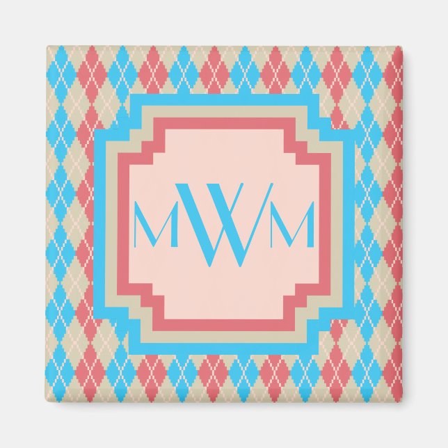 Imã Na Praia Argyle Magnet (Frente)