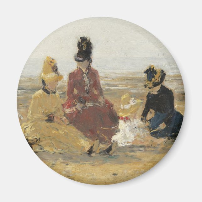 Imã Na praia, Trouville | 1887 (Frente)