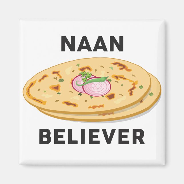 Imã Naan Crer Engraçado Índia Comida do Paquistão (Frente)