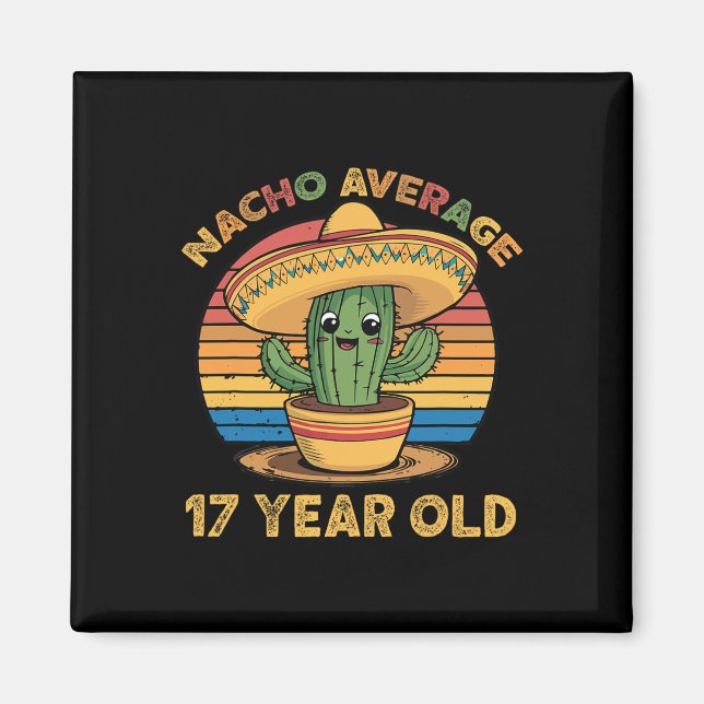 Imã Nacho Adolescente Médio de 17 Anos Cinco De Mayo 1 (Frente)