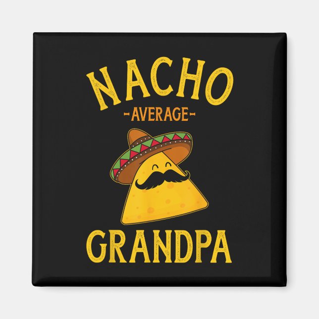 Imã Nacho Avô Médio Para Cinco De Mayo E Dia Dos Pais (Frente)