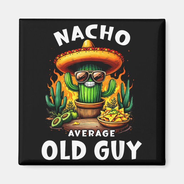Imã Nacho cara velha média cinco de maio pai avôNac (Frente)