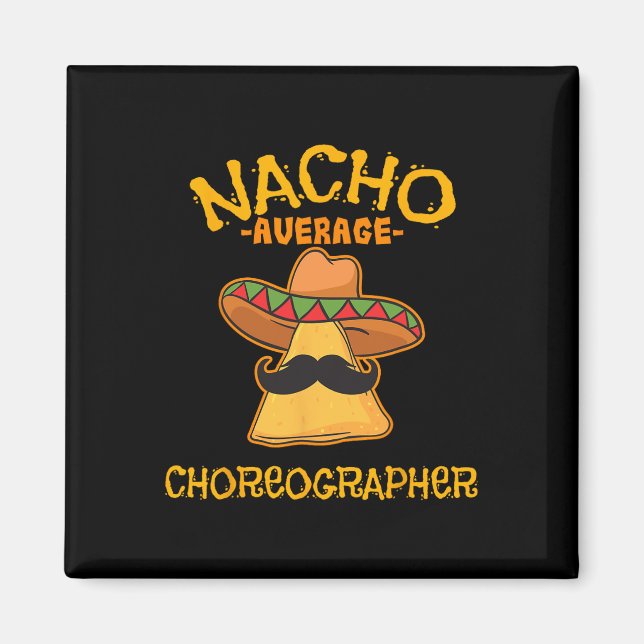 Imã Nacho Média Coreógrafo Cinco De Mayo Dançando (Frente)