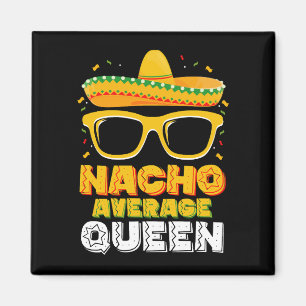 Imã Nacho Média da Família Queen Girl Cinco De Mayo
