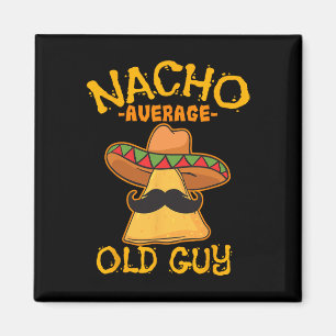 Imã Nacho Média da Velha Cara Mexicana Avô Cinco De