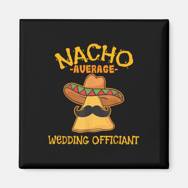 Imã Nacho Média de Casamento Oficiante Mexicano Cinco  (Frente)
