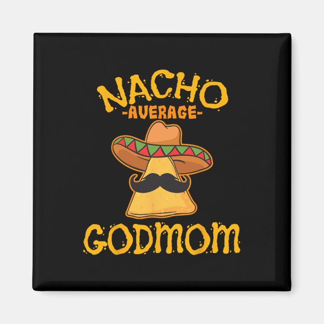 Imã Nacho Média Godman Mexicano Cinco De Mayo Godmoth (Frente)