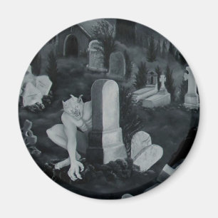 Imã Nachts auf dem Friedhof - Teufel