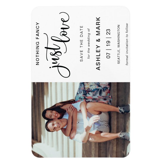 Ímã Nada De Rico Apenas Adora Foto De Casamento Salve  (Vertical)