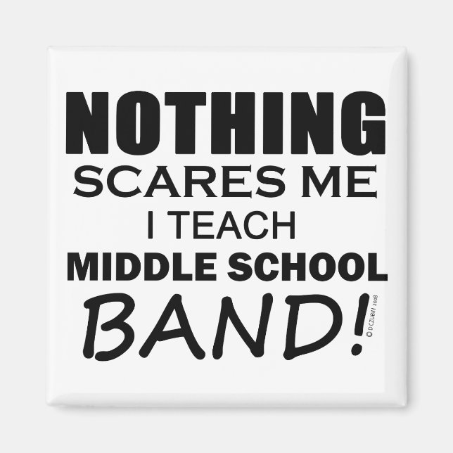 Imã Nada me assusta a Banda do ensino médio (Frente)