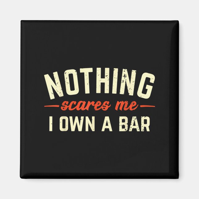 Imã Nada Me Supera Eu Possuo Um Bar Presente Engraçado (Frente)