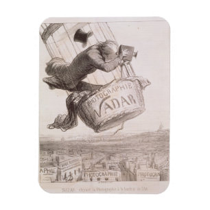 Ímã Nadar (1820-1910) que eleva a fotografia ao hei