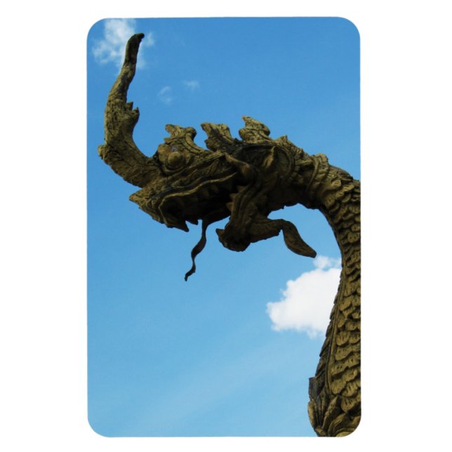 Ímã Naga. Pha Aquele Luang Stupa, Laos (Vertical)