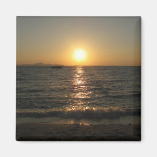 Imã Naklua Beach Sunset. Pattaya, Chonburi, Tailândia