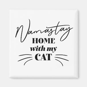 Imã Namastay Home Com Meu Gato