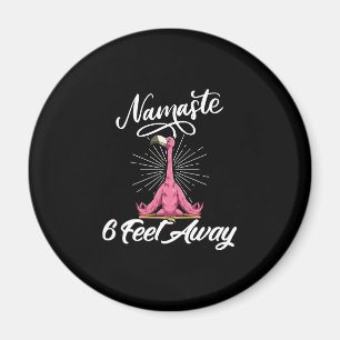 Imã Namaste 6 pés longe Flamingo Yoga Professores Soci