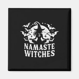 Imã Namaste Bruxas Yoga Meditação de Halloween
