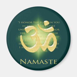 Imã Namaste - Eu arco a você (em verde)