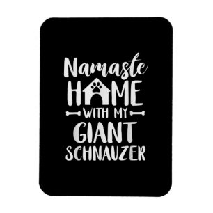 Ímã Namaste Home Giant Schnauzer - Schnauzer Lover