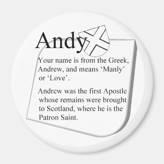 Imã Name Magnet: Andy