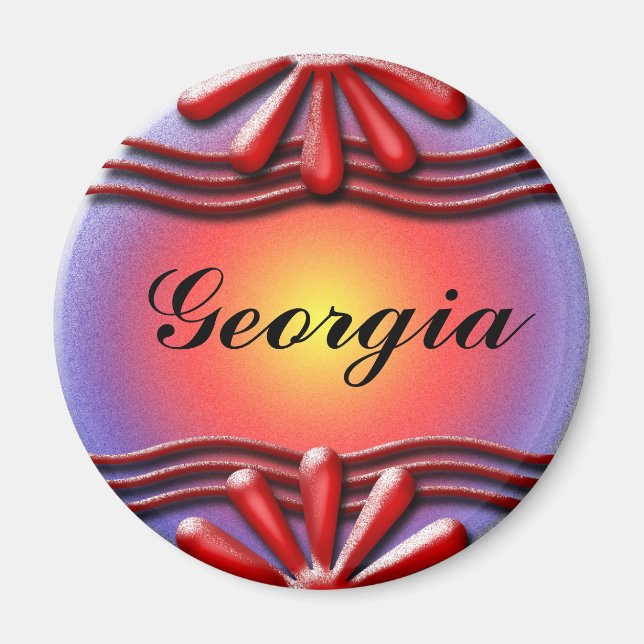 Imã Nameplate Red (Frente)