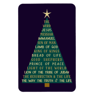 Ímã Names of Jesus Christmas Tree