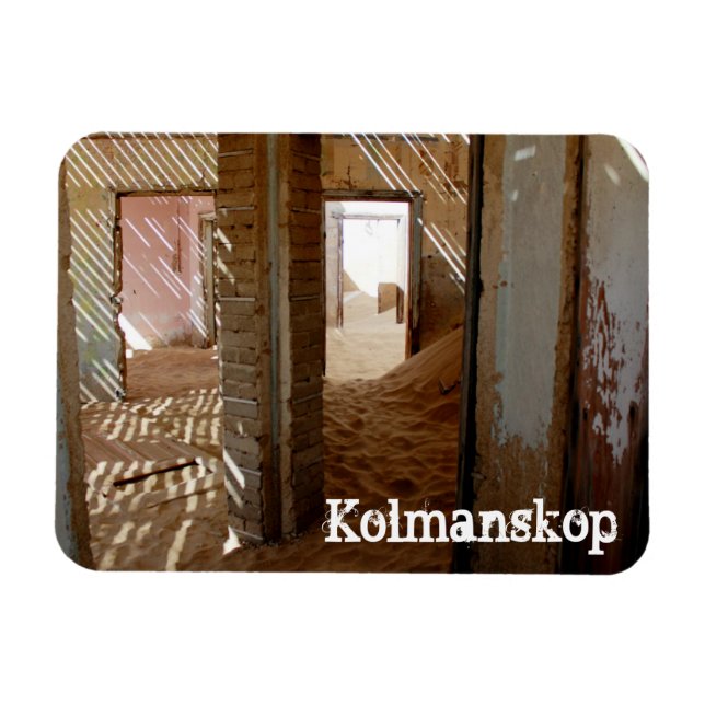 Ímã Namíbia Kolmanskop House Dune Landscape Ghost Town (Horizontal)