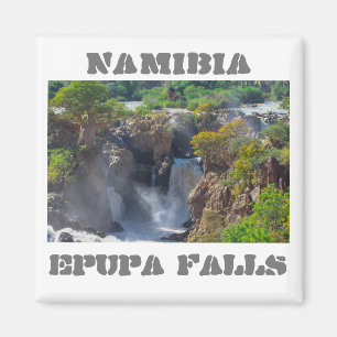 Imã Namíbia Kunene Rio Epupa cai na paisagem Baobás