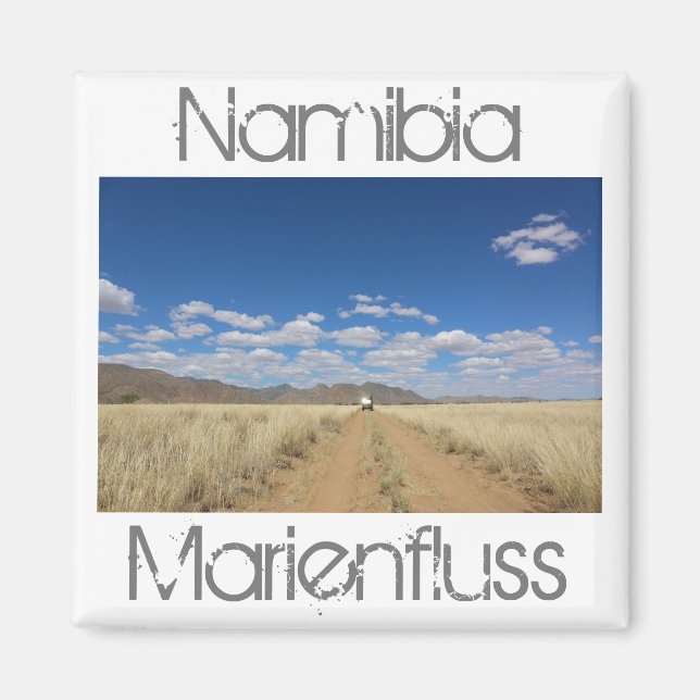 Imã Namíbia Marienfluss Savannah Paisagem natural (Frente)