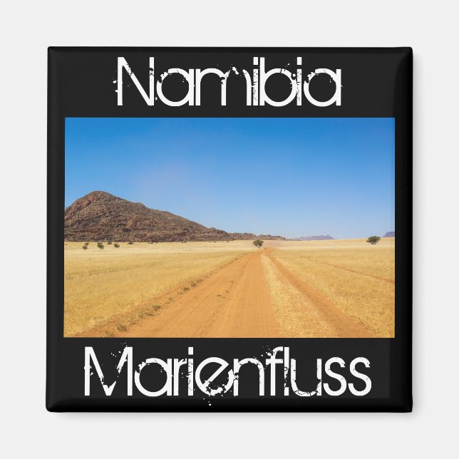 Imã Namíbia Marienfluss Savannah Paisagem natural (Frente)