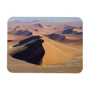 Ímã Namíbia, Parque Namib-Naukluft. Vista aérea de