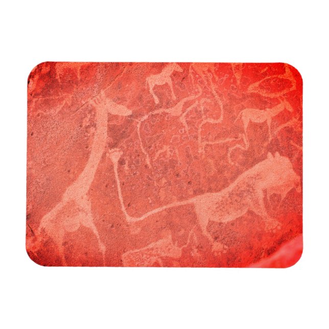 Ímã Namíbia — pintura de arte rupestre (Horizontal)