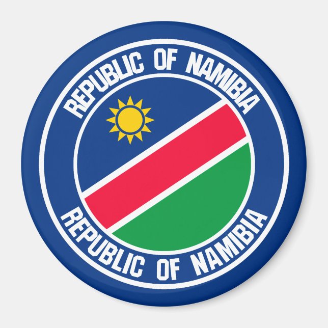 Imã Namíbia Round Emblem (Frente)