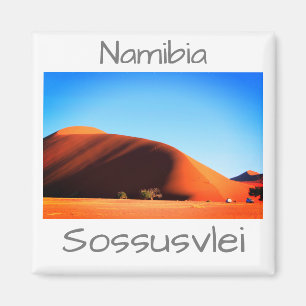 Imã Namíbia Sand Dunes Landscape Sossusvlei Magnet