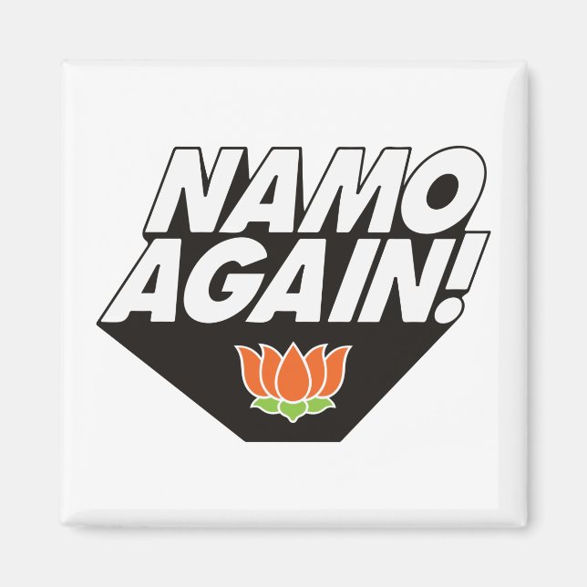 Imã Namo Modiji 2019 Narendra Modi BJP Lotus T-s (Frente)