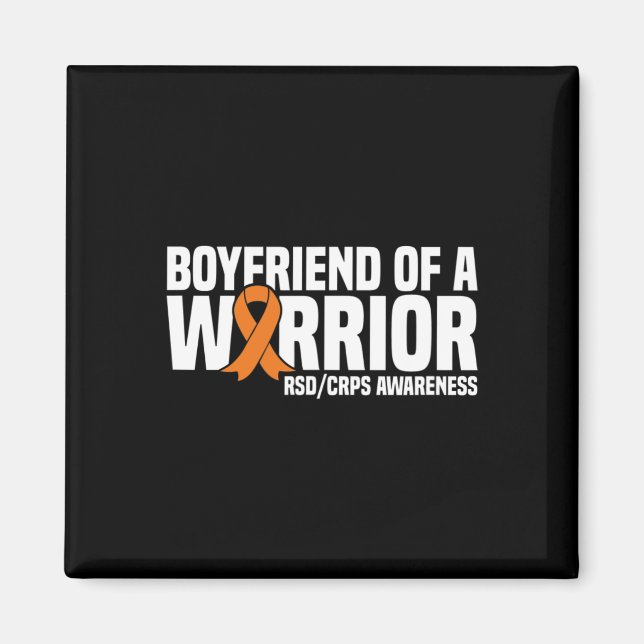 Imã Namorado de um Warrior Orange Ribbon RSDCRPS (Frente)