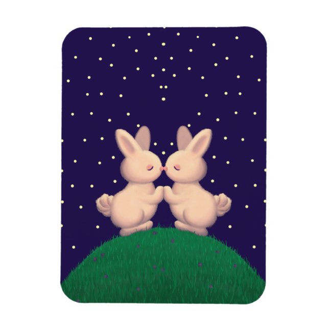 Ímã Namorados Bunnies (Vertical)
