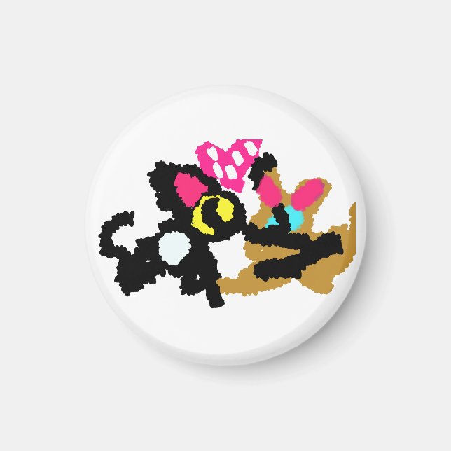 Imã Namorados de Kittens (Frente)