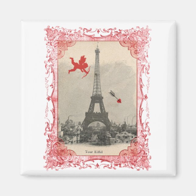 Imã Namorados de Paris Vintage (Frente)